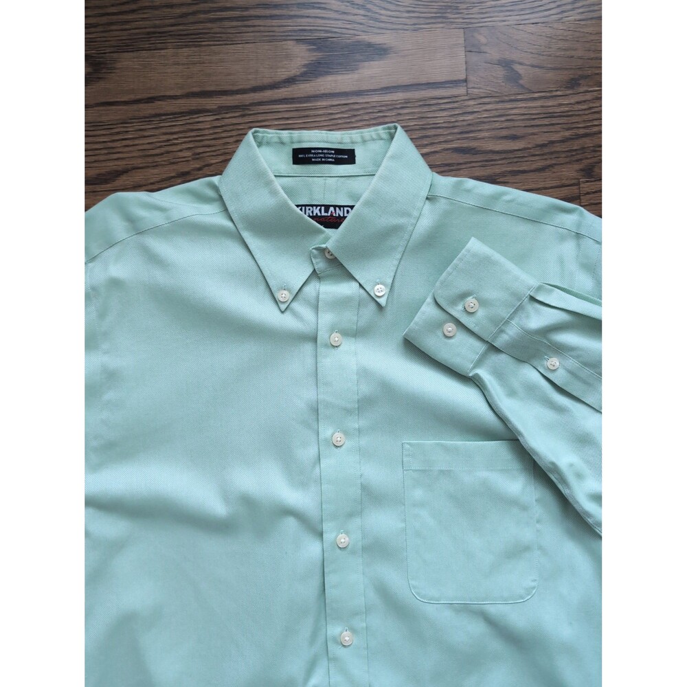 Kirkland Mens Dress Up shirt 15 1/2 32